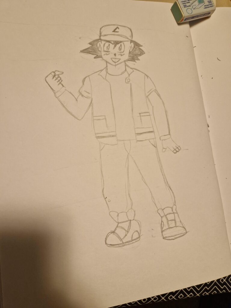 Tried to draw Ash