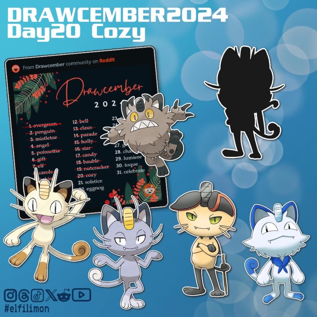 This is my 3rd Regional Meowth fakemon