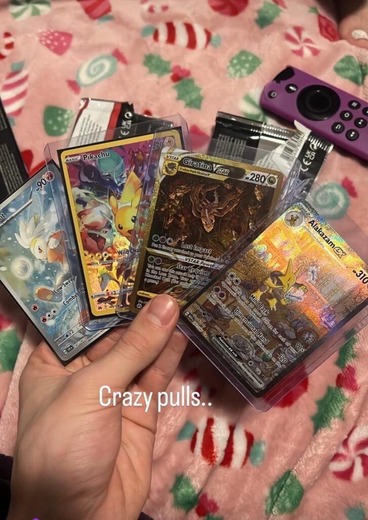 Girlfriend got me a pokemon bouquet and I pulled these…