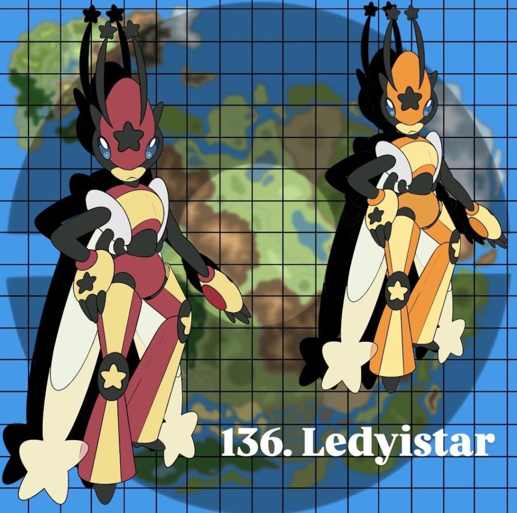 Evolution of Ledian and Sunflora!