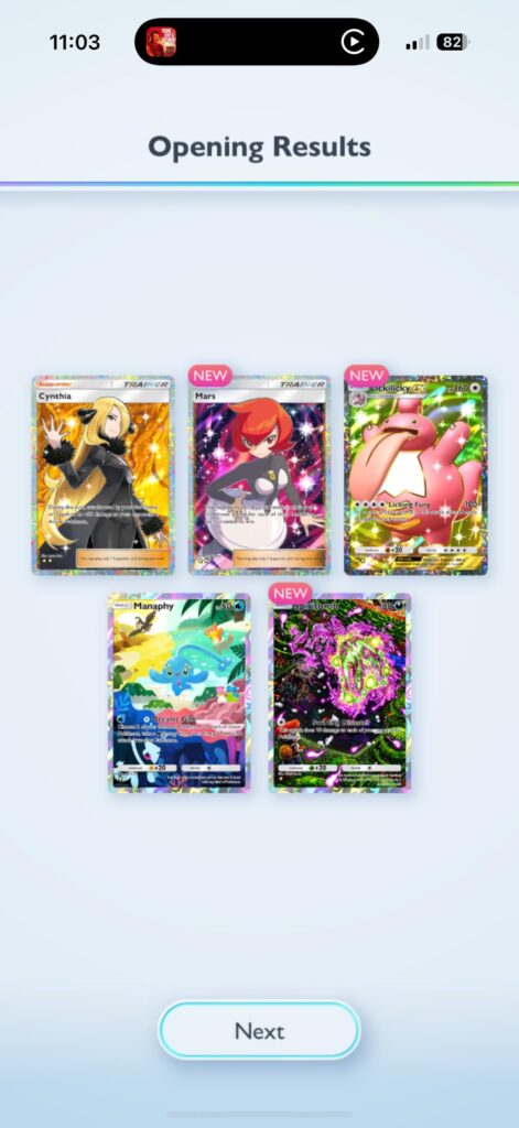 First TCG Pocket God Pack