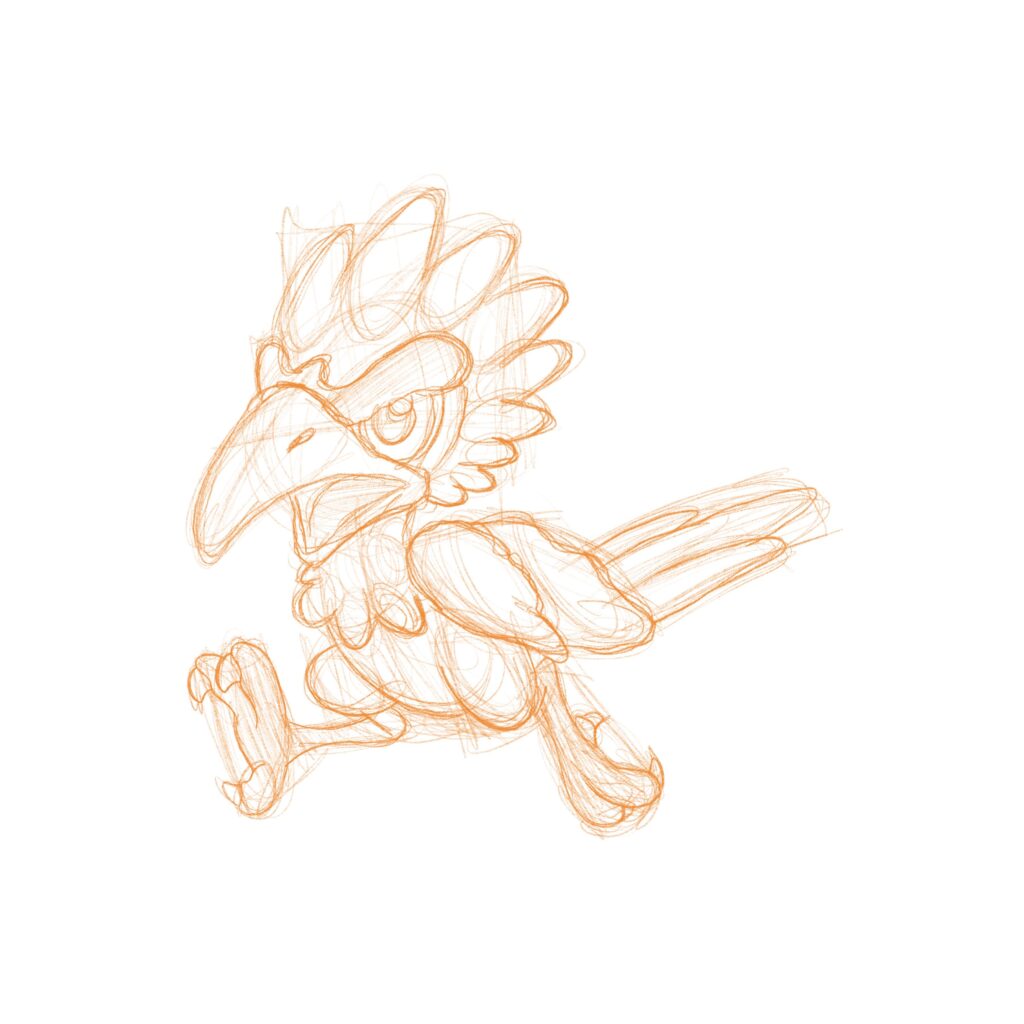 Is this look too mature/aggressive to be a first stage Starter Pokemon??