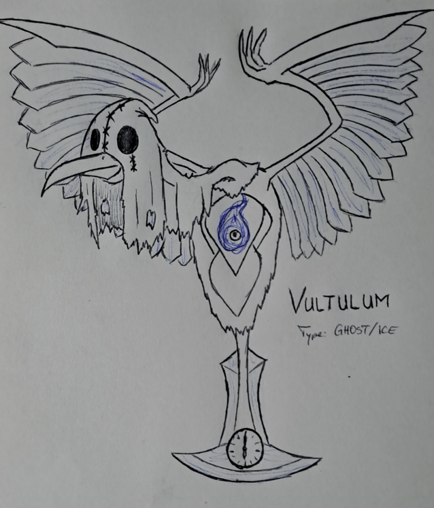 Meet Madagi's 3rd Legendary: Vultulum, the Grim Reaper Fakémon