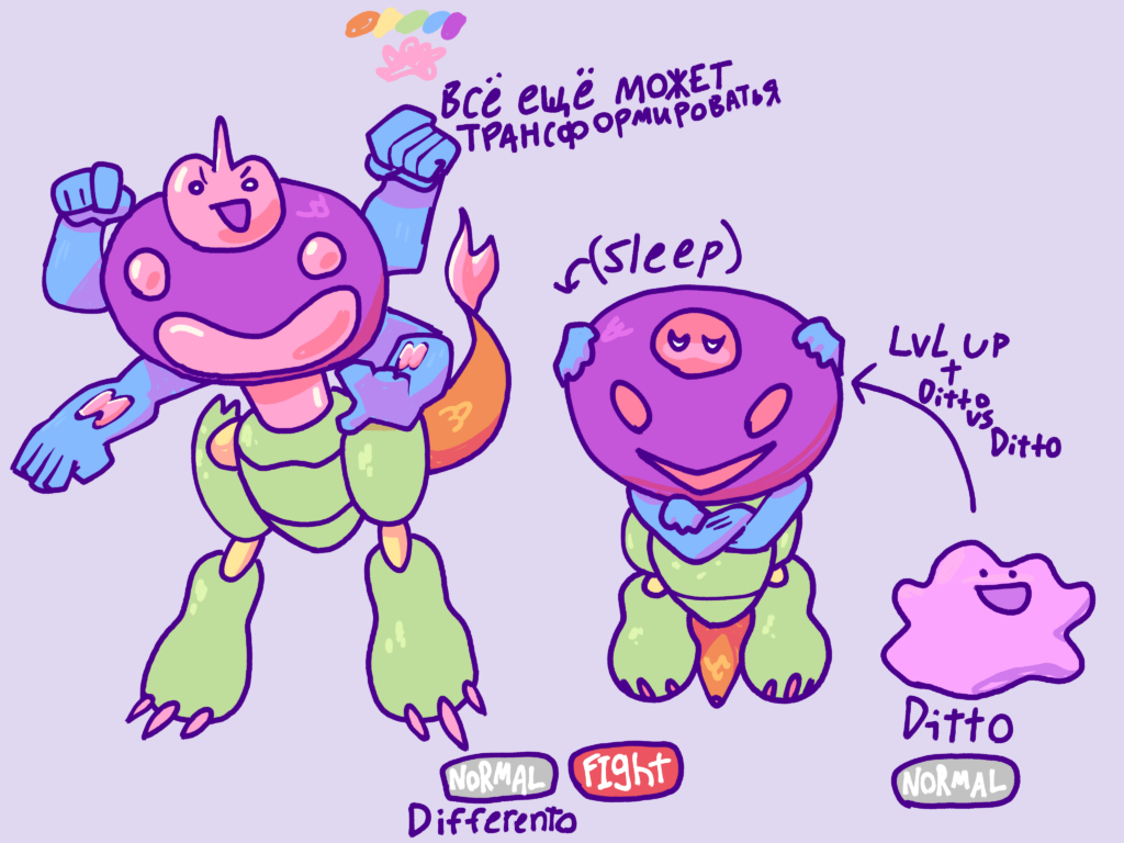 My old ditto evolution idea