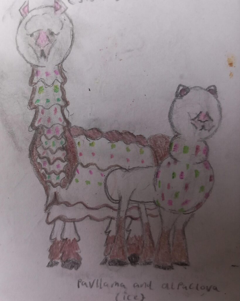 Pavllama and Alpaclova, Ice-types for my New Zealand/Polynesia region Ãrohwa.