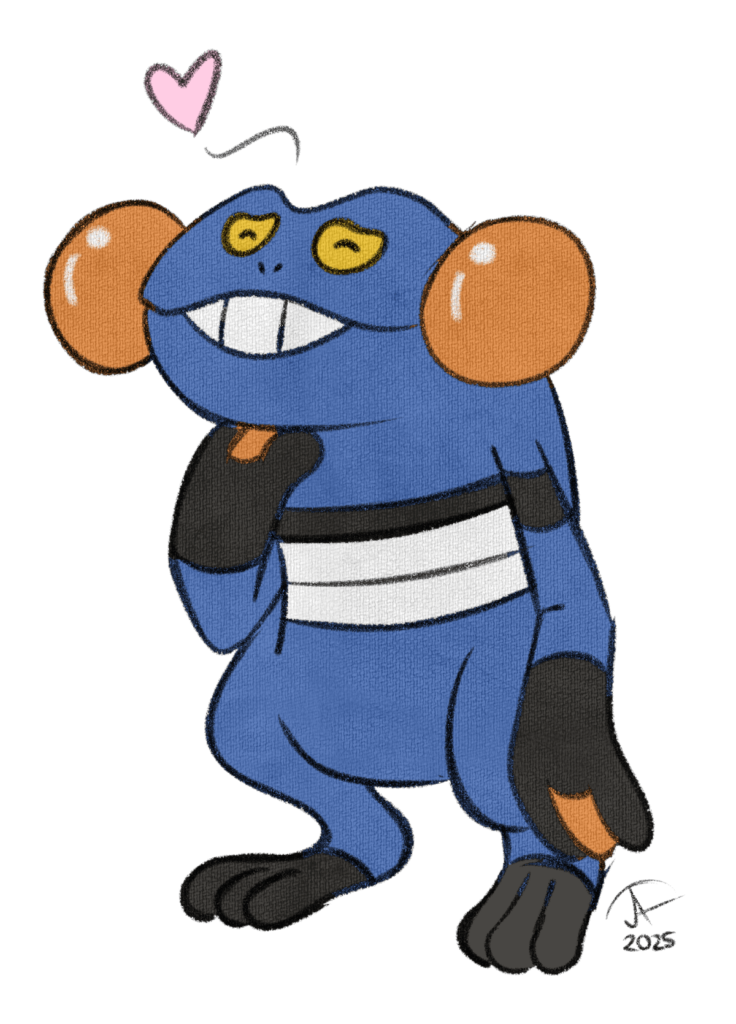 Croagunk is one of the best mons.