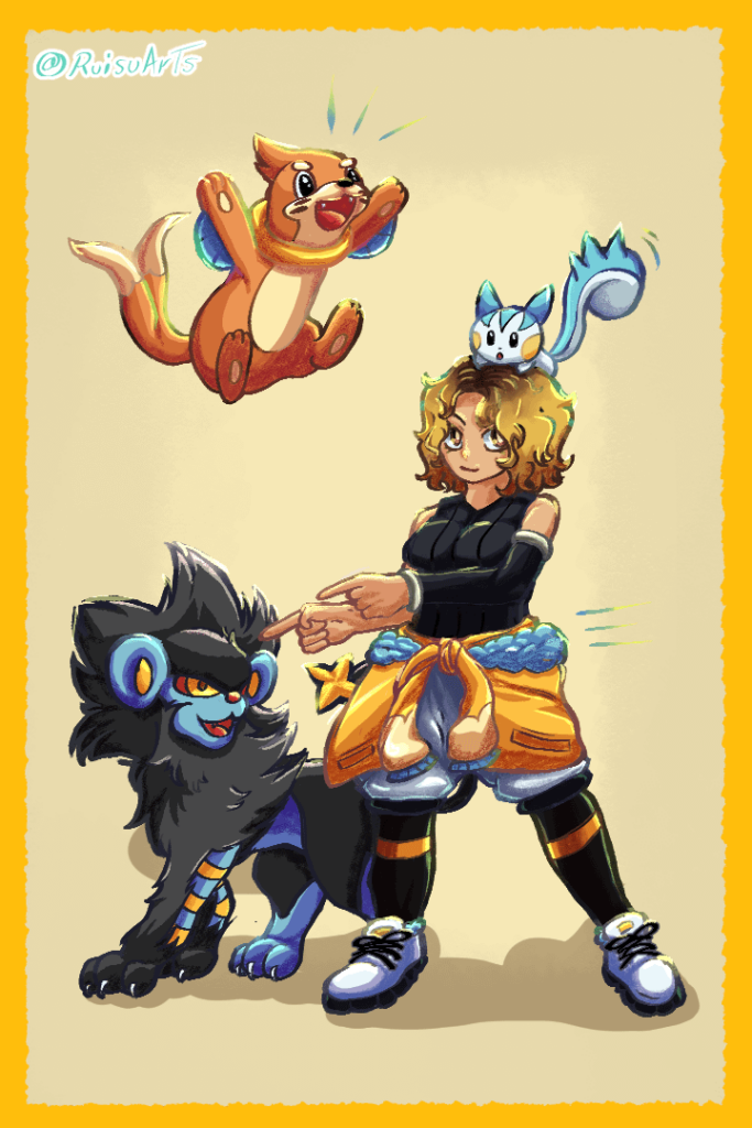 [Art] Illustration made by me, for a friend as a trainer.