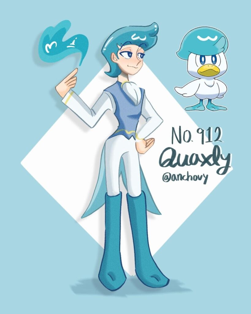 [OC] Quaxly-Quaxwell-Quaquaval