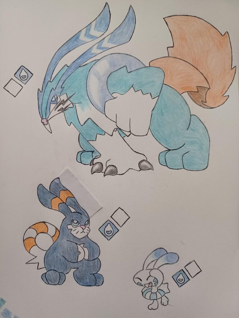Evolutions for WALLABIT. BUOYAGENT-The No Nonsense Pokemon & AQWARE - The Alert Pokemon.