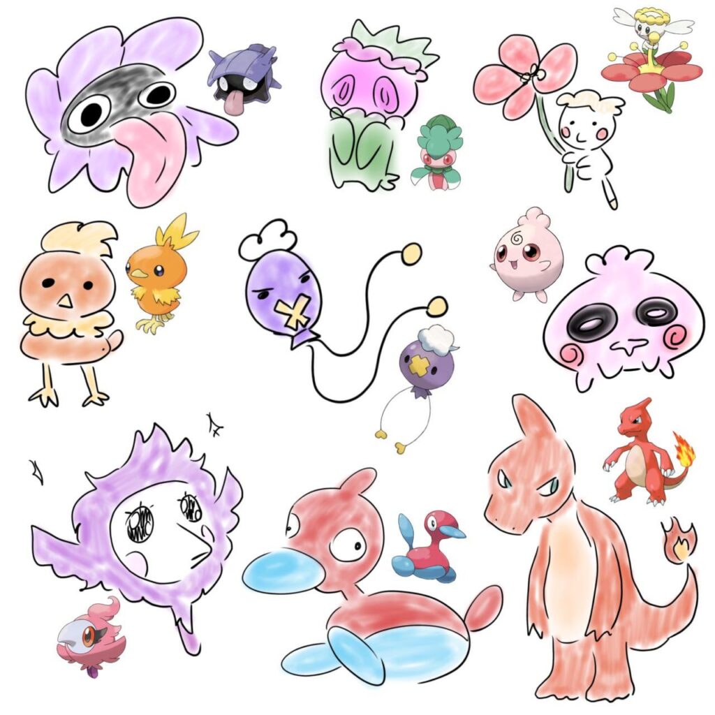 attempted to draw random mons from memory!