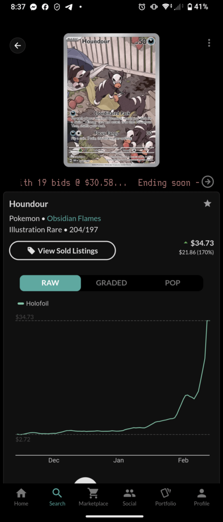 Houndour overtook Ninetails??