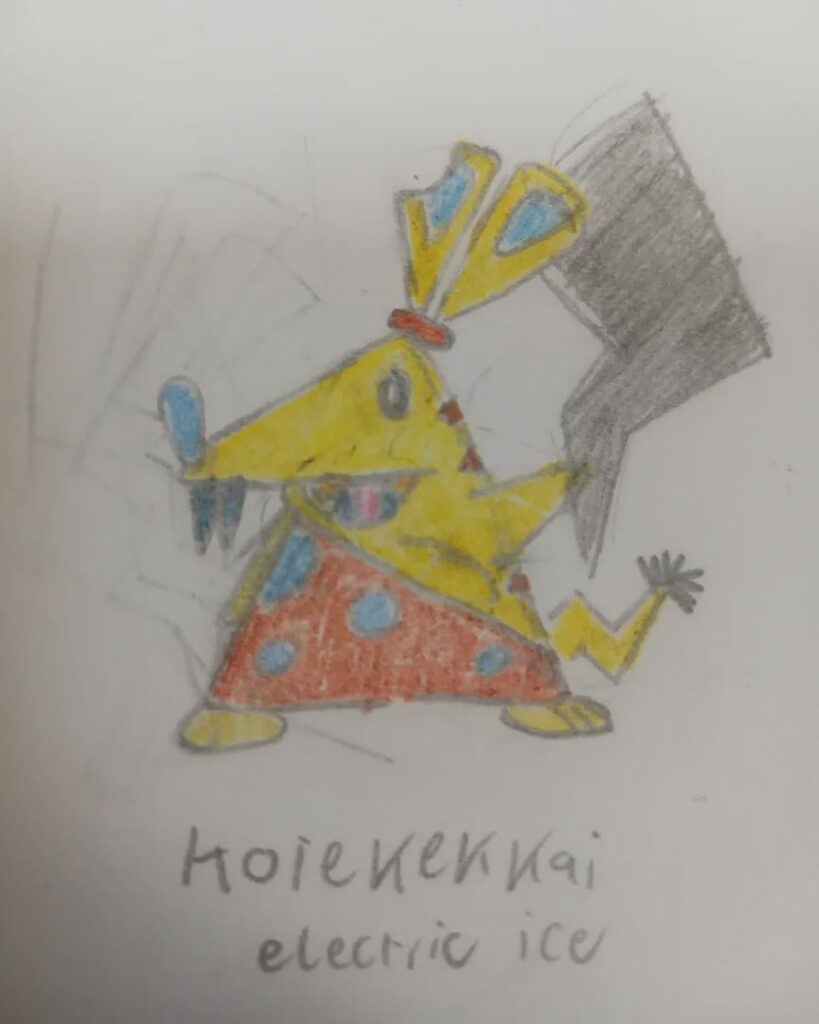 Koikekkai, an Electric-Ice pikachu clone for a New Zealand/Polynesia region.
