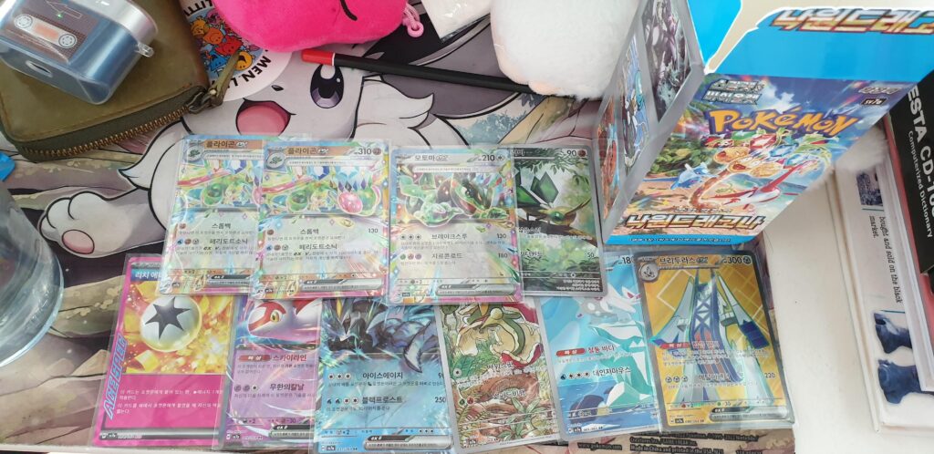 opened a paradise dragona Korean box