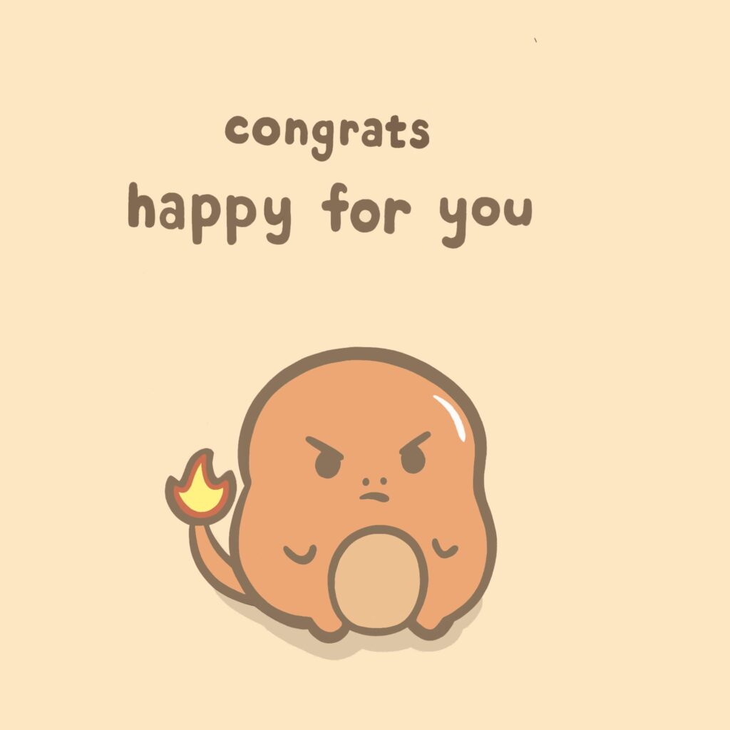 Congrats! Happy for you! OC