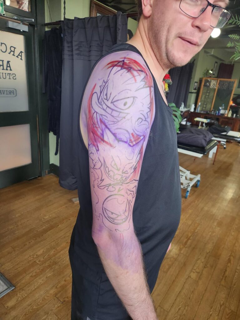 Go big for a first tattoo, right?