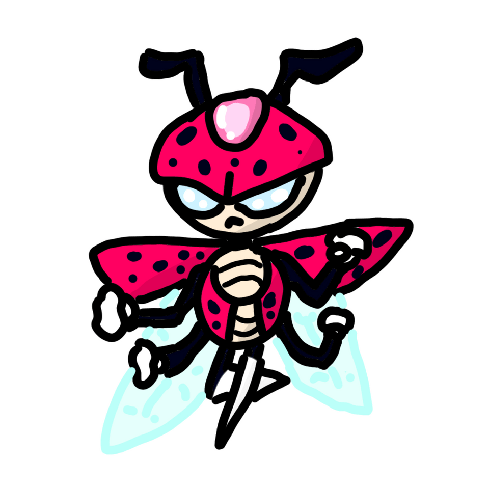 My evolution for Ledian and it's Spirit Form!