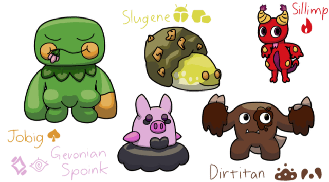 GoB as Pokemon 3: Captain Fiddles is an Eevee clone
