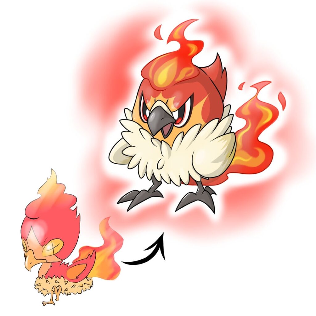 I saw how much you guys loved my water starter that I redesigned, so I redesigned the fire one too. I hope you like it too