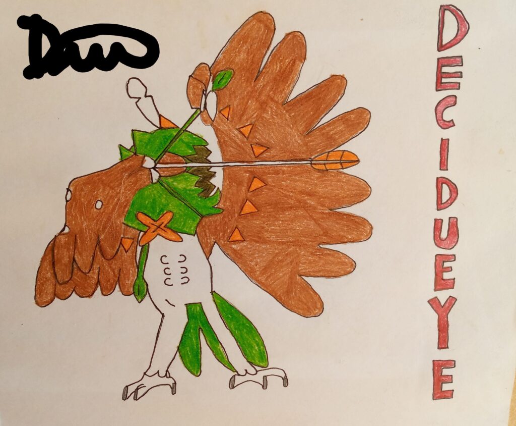 Decidueye FanArt by mine Eight Years Ago