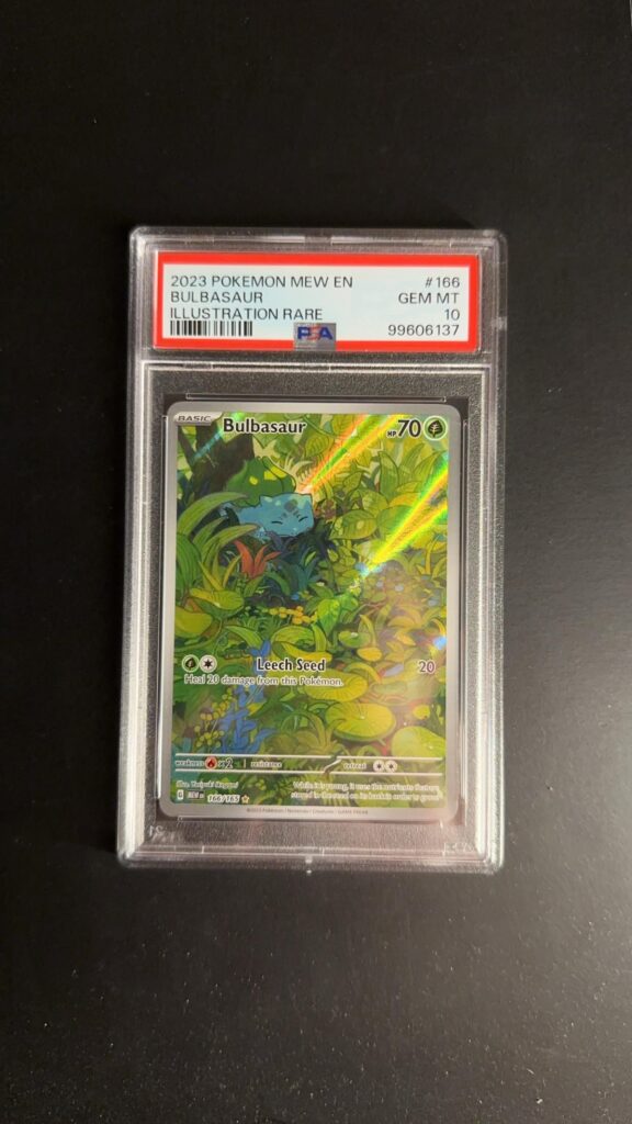 graded 151 bulbasaur came back a 10!