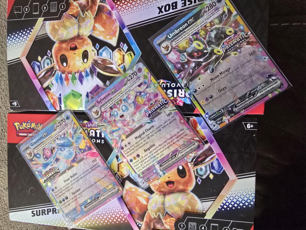 2 promo cards in surprise box?