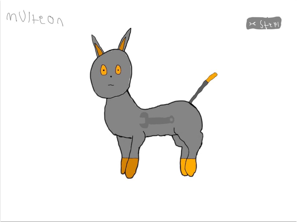 This is a steel type eeveelution.