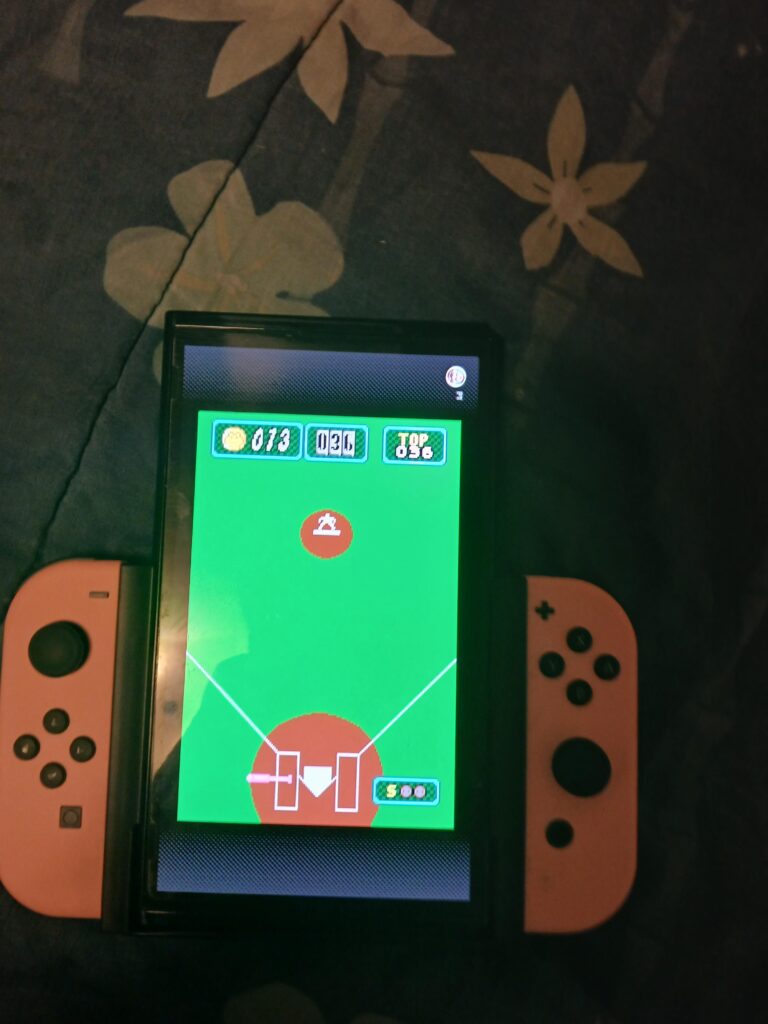 PSA: Wario Land 4 on GBA NSO does support the Japan Only Vertical Screen Attachment Grip for Switch for the Wario's Homerun Derby Mini Game!