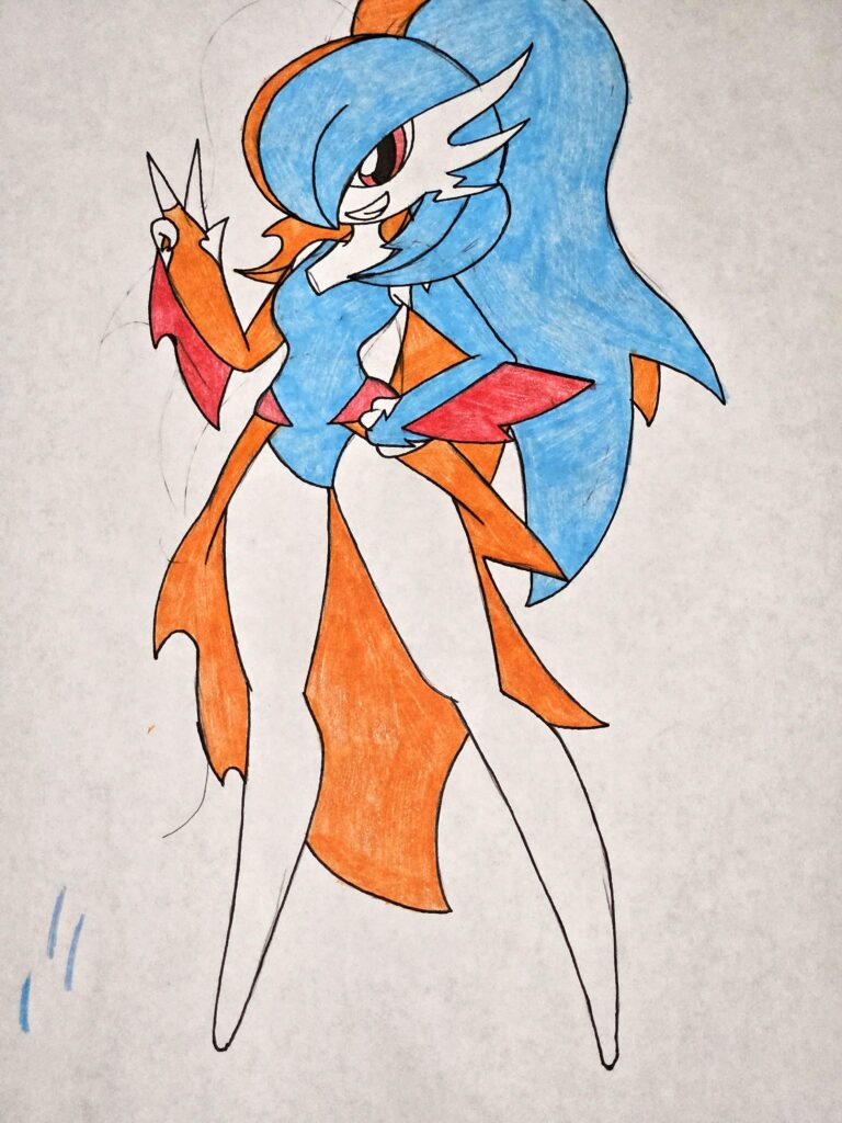 Why is this gardevoir so physically strong. Also why is it a fire and electric type