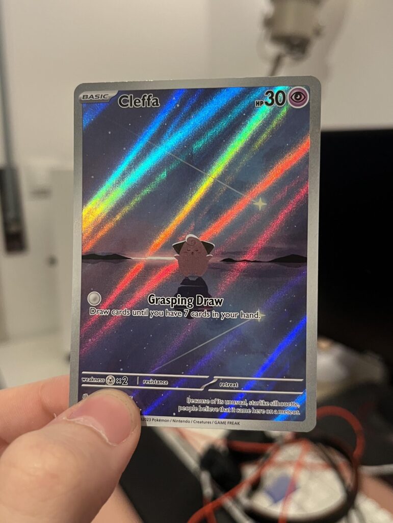 Being a Pokemon fan my whole life, today I opened my first pack at 28