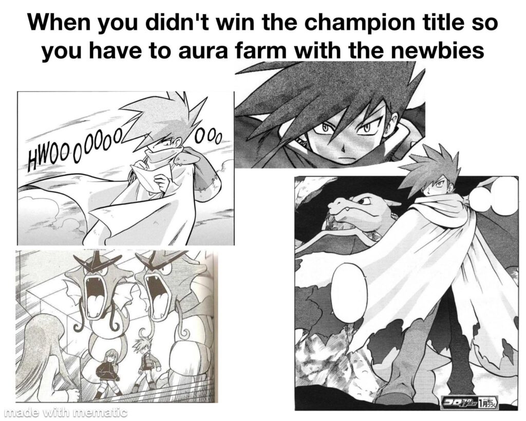 Green in the manga is really cool. And no, please don't call him Gary (OC)