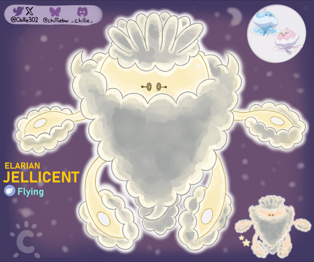 Regional Jellicent: "Space Jellyfish"