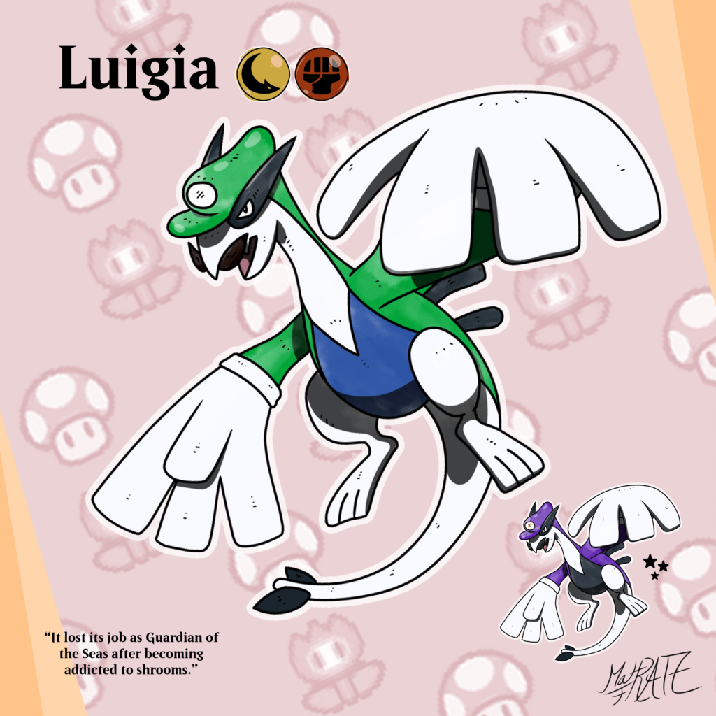 Luigia - The Plumber Pokemon