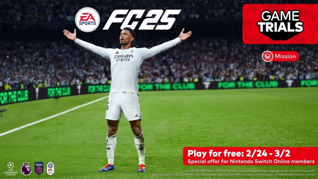 NSO Members can try EA SPORTS FC 25 for the next Game Trial