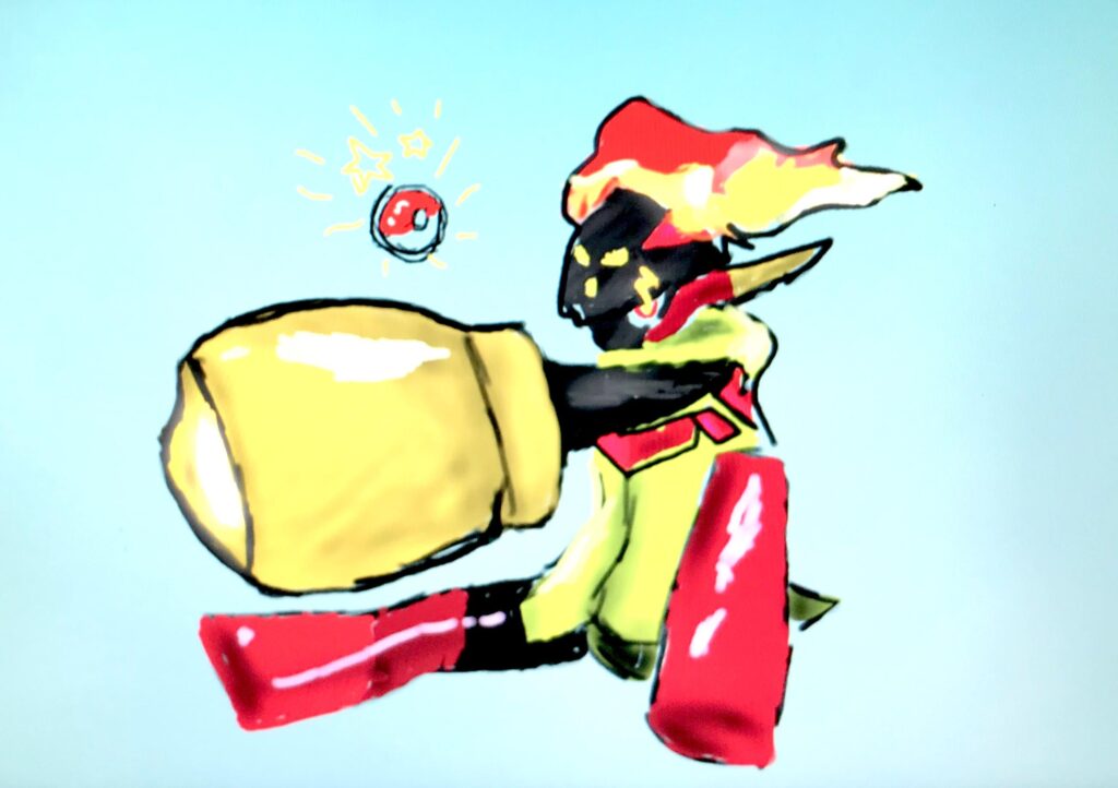 I made this drawing of armarouge a few weeks ago, is it good?