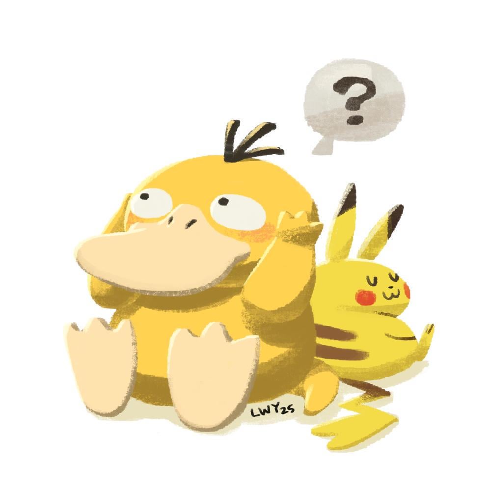 [OC] Psyduck and Pikachu
