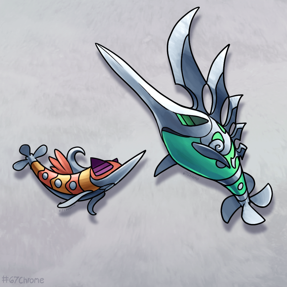 Raddlecast and Gnarlywake, the radical metalic fishing lure Halfbeak and Torpedo Swordfish