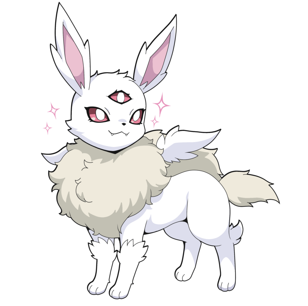 Pureon Fakemon Eeveelution (psychic/fairy)