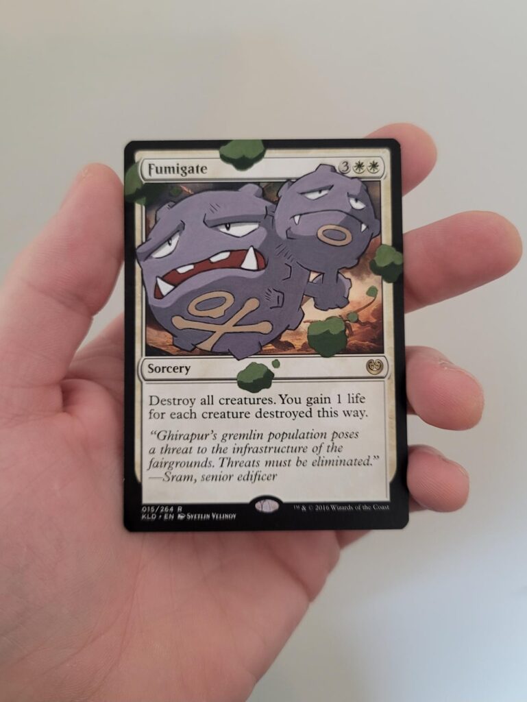 Weezing onna Magic The Gathering card 🎨