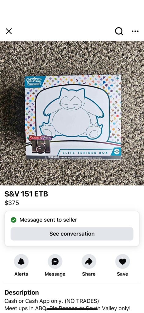 Resellers smoking crack in my city