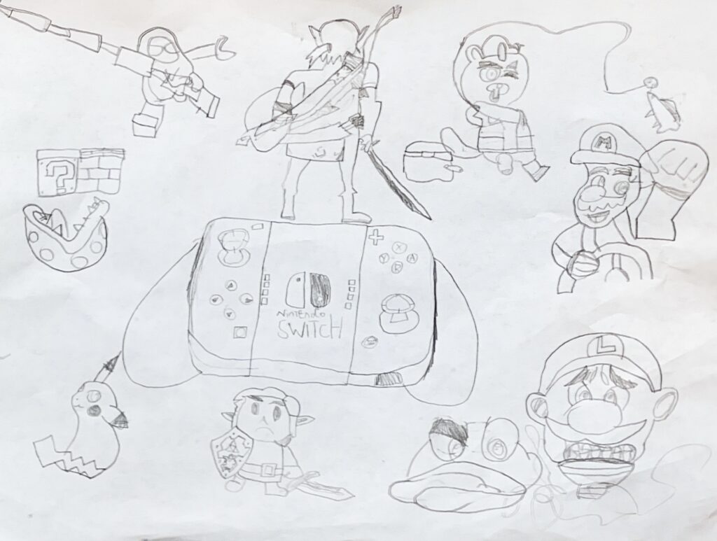 Told my 8 year old she couldn’t play the Switch today, how she spent her time shocked me