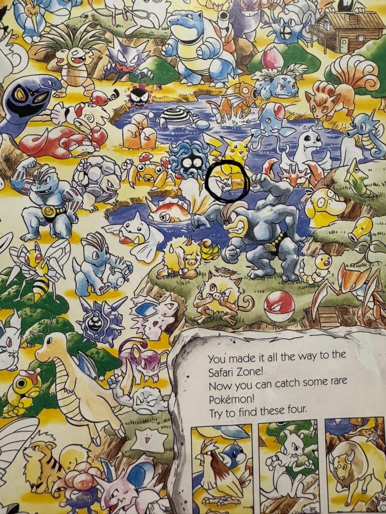Who is this Pokemon? 25 year old book.