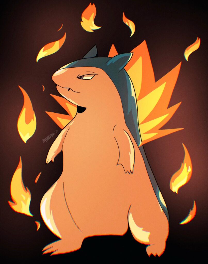 [OC] Drew a Typhlosion