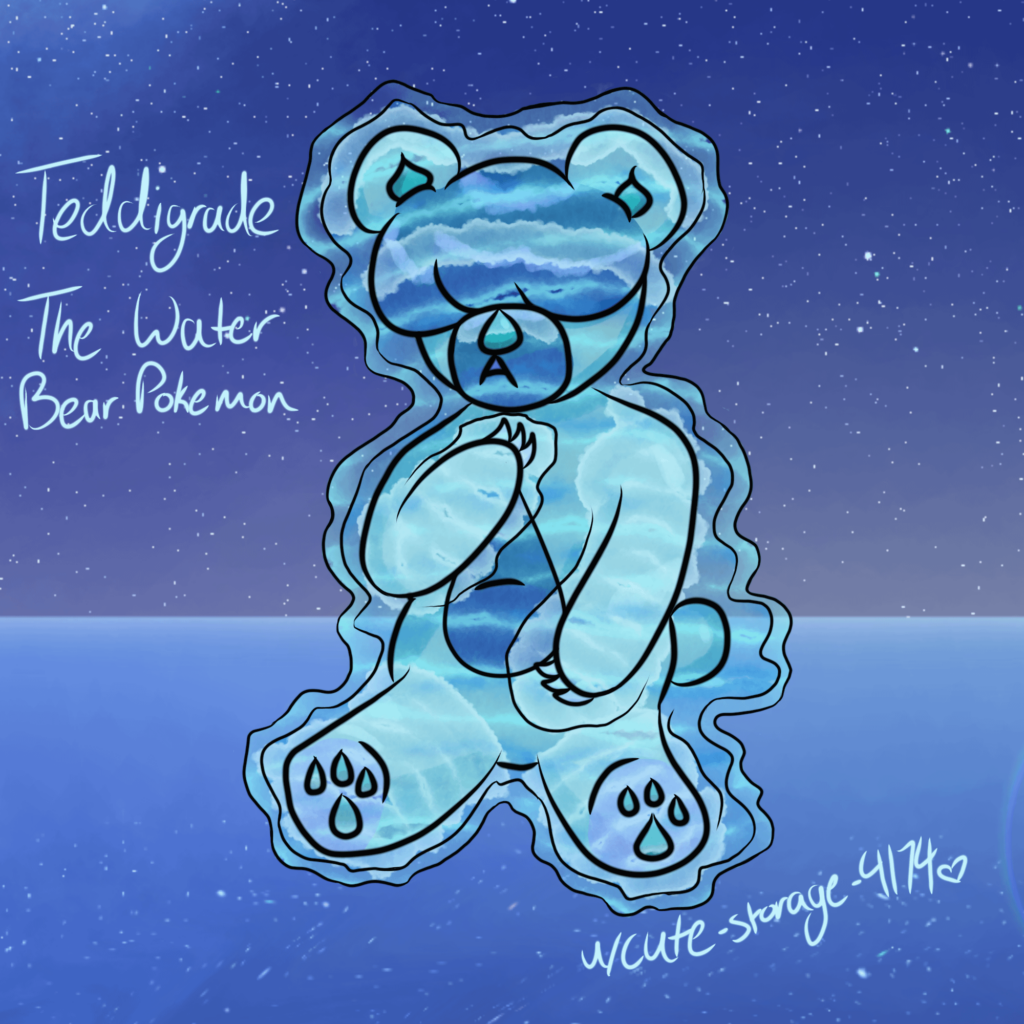 My first ever fakemon, Teddigrade