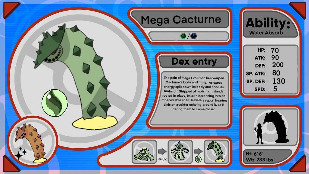 Mega Cacturne idea??! (Thoughts?)