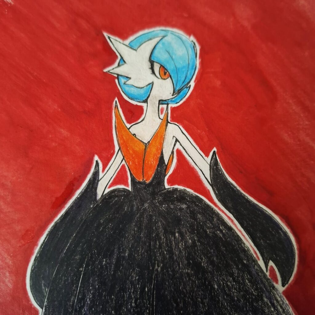 I drew Mega-Gardevoir and Mega-Absol