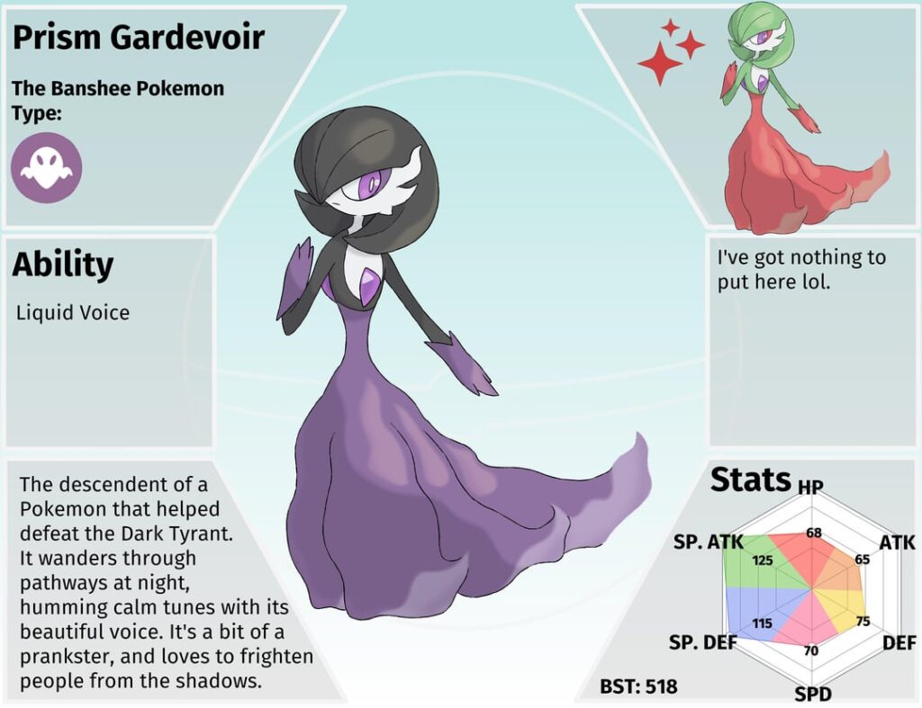 A ghostly Gardevoir!