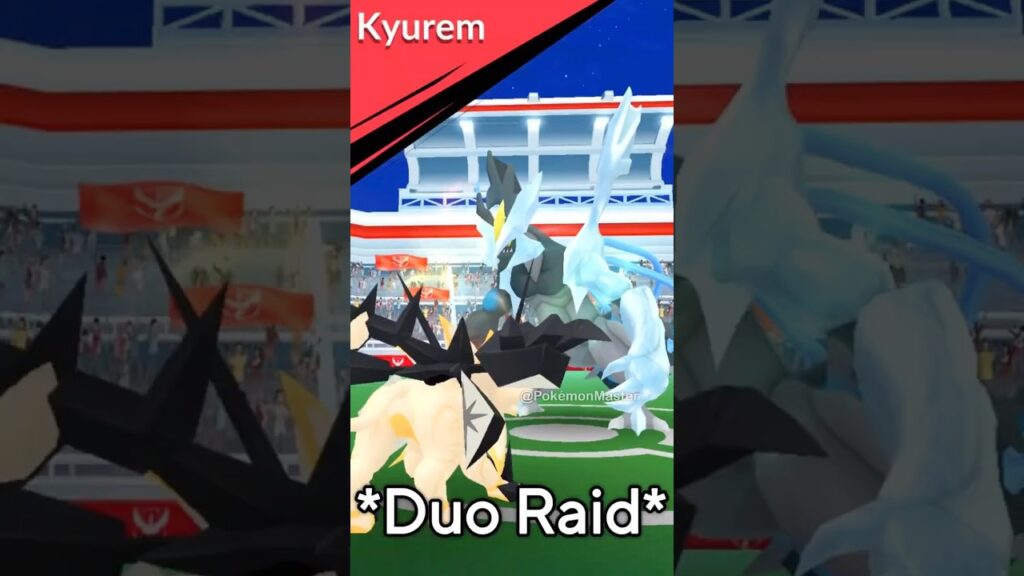 *DUO* BLACK KYUREM Raid in Pokemon GO.