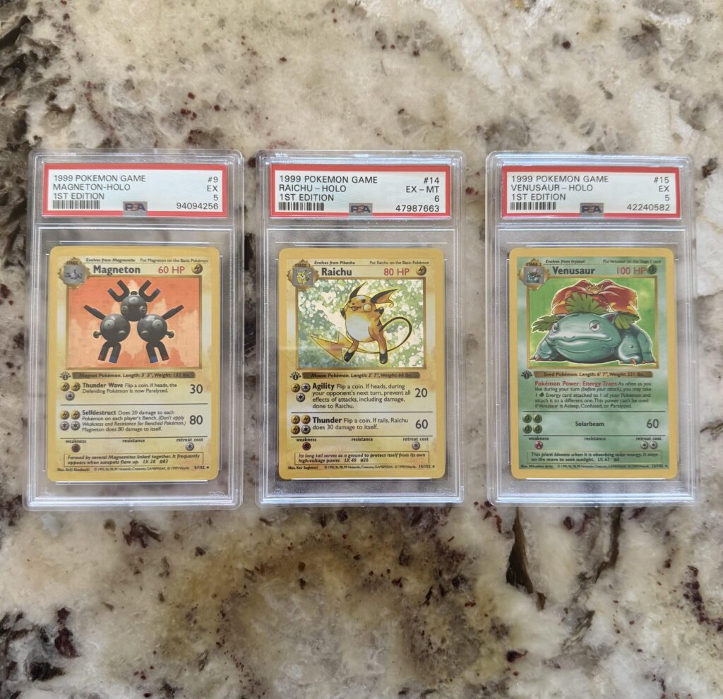 Made a big trade today… 10 cards away from a complete 1st edition set!