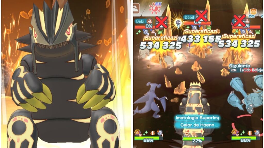 Showcase Bruno y Groudon 4/5 EXR -Pokemon Masters EX-