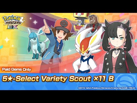 Pokemon Masters EX: Variety Select Scout & Gym Scout A Summoning